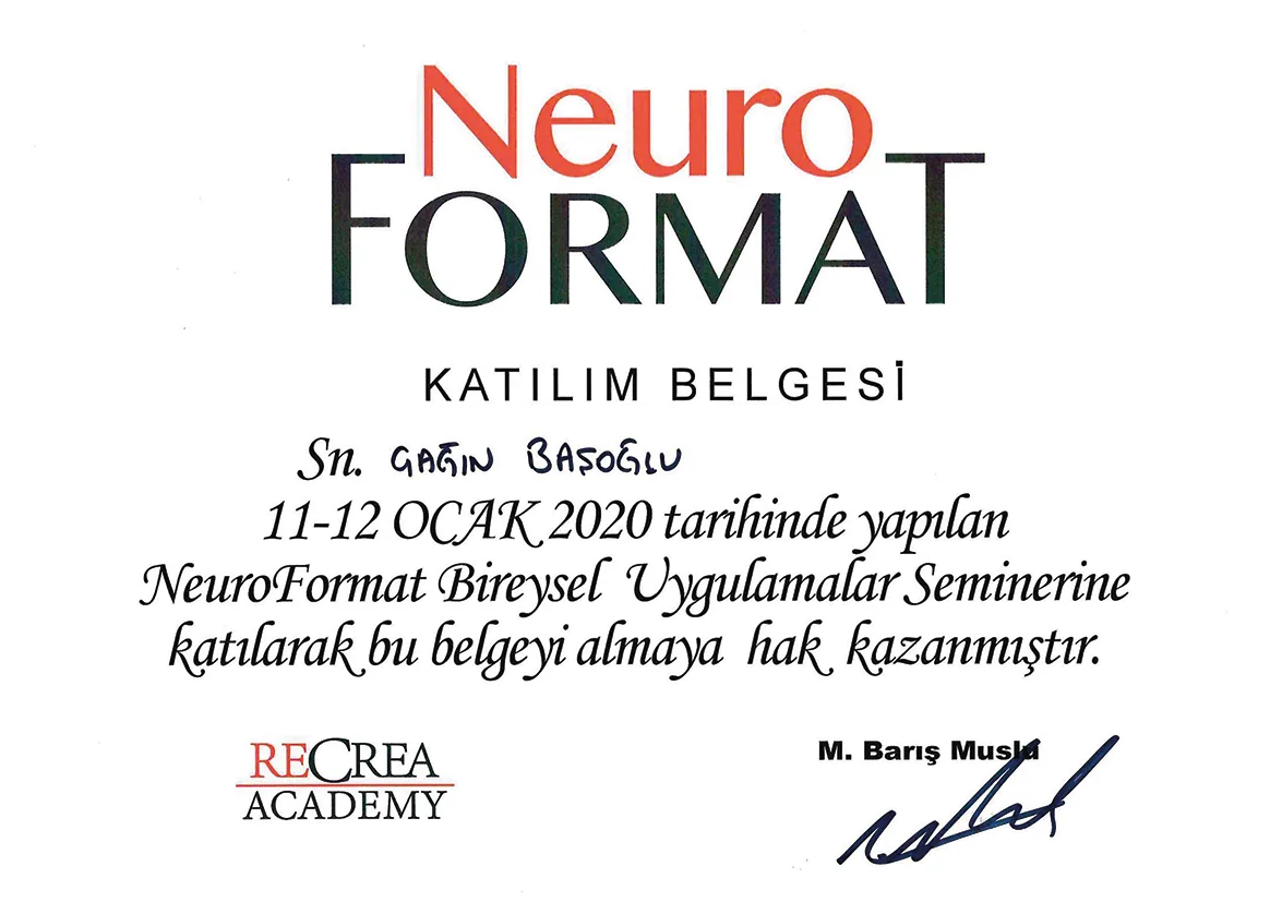 Çağın Başoğlu eğitim sertifikası 12